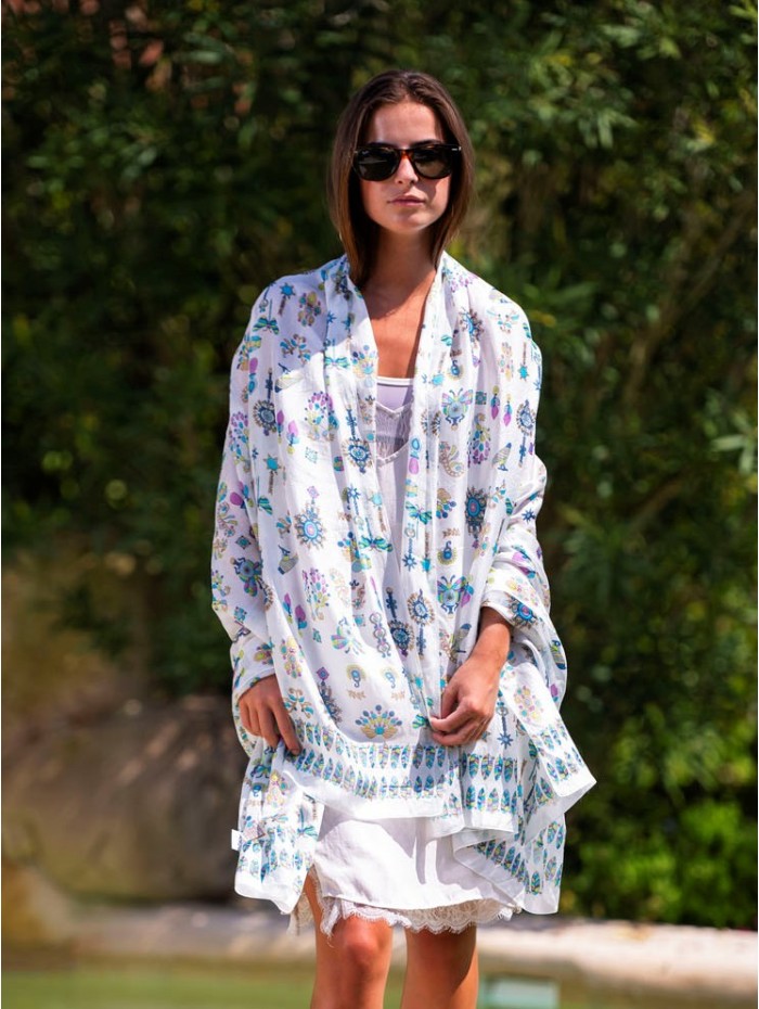 Foulard en soie ASK139C
