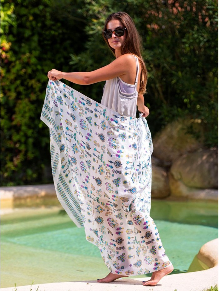 Foulard en soie ASK139C