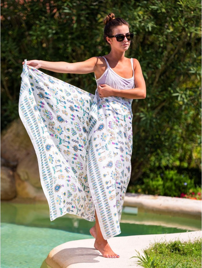 Foulard en soie ASK139C