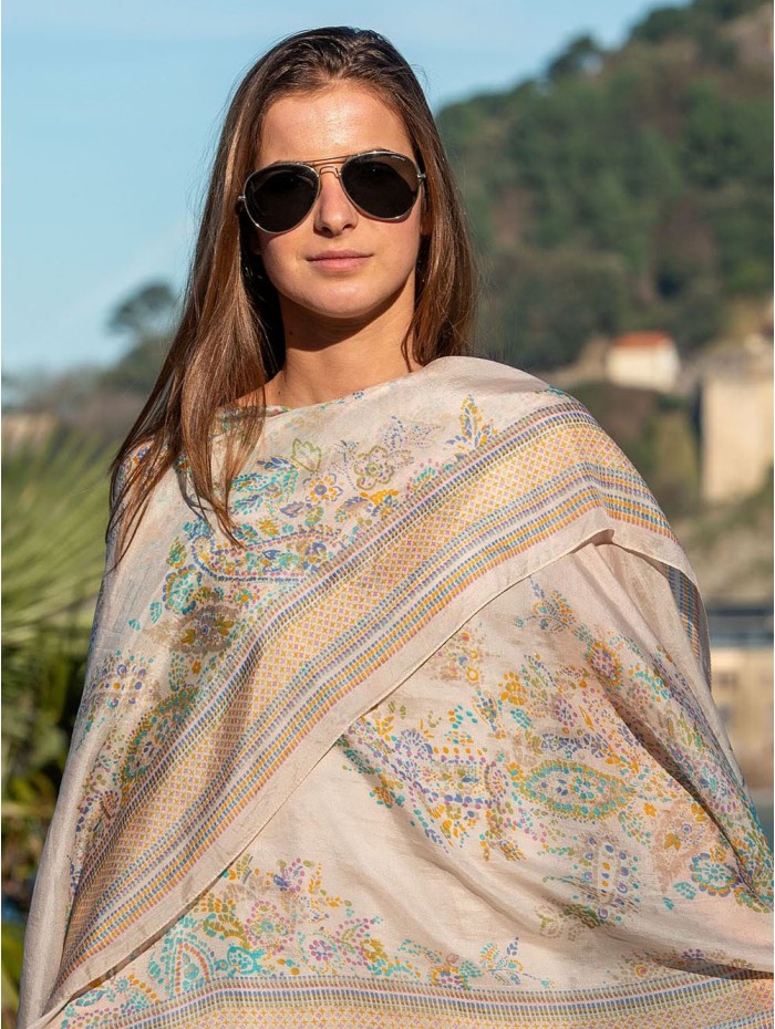 Foulard en soie ASK202C