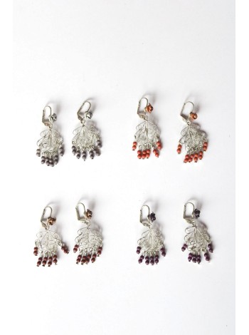 Boucles d'oreilles PENJAN445 - Pack de 4 couleurs