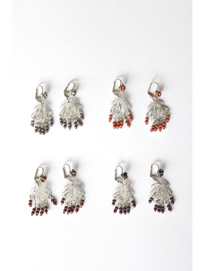 Pendientes PENJAN445 - Pack de 4 colores