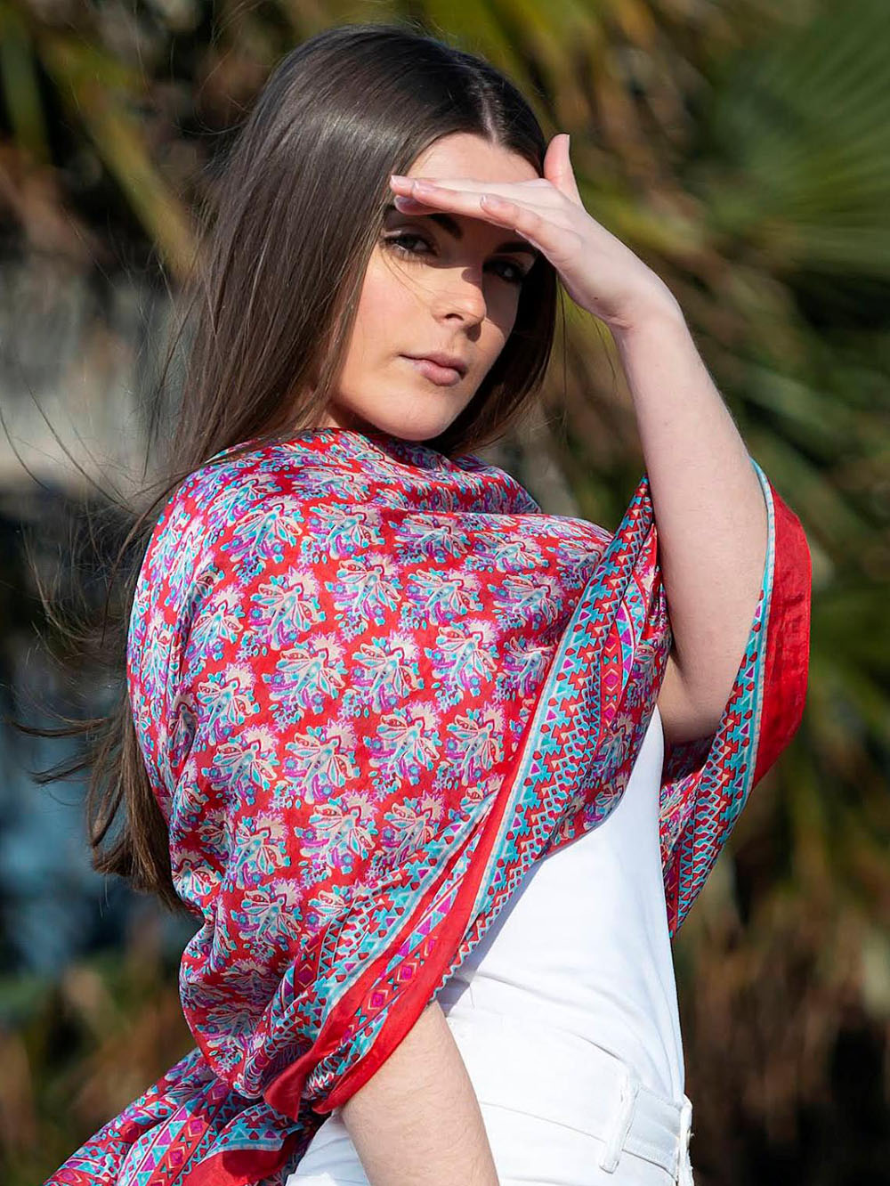 Foulard en soie ASK147C