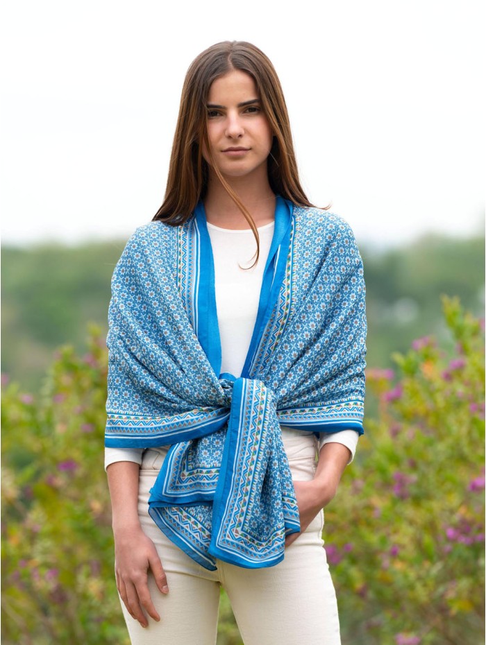 Fular de seda doble ATU377CDA