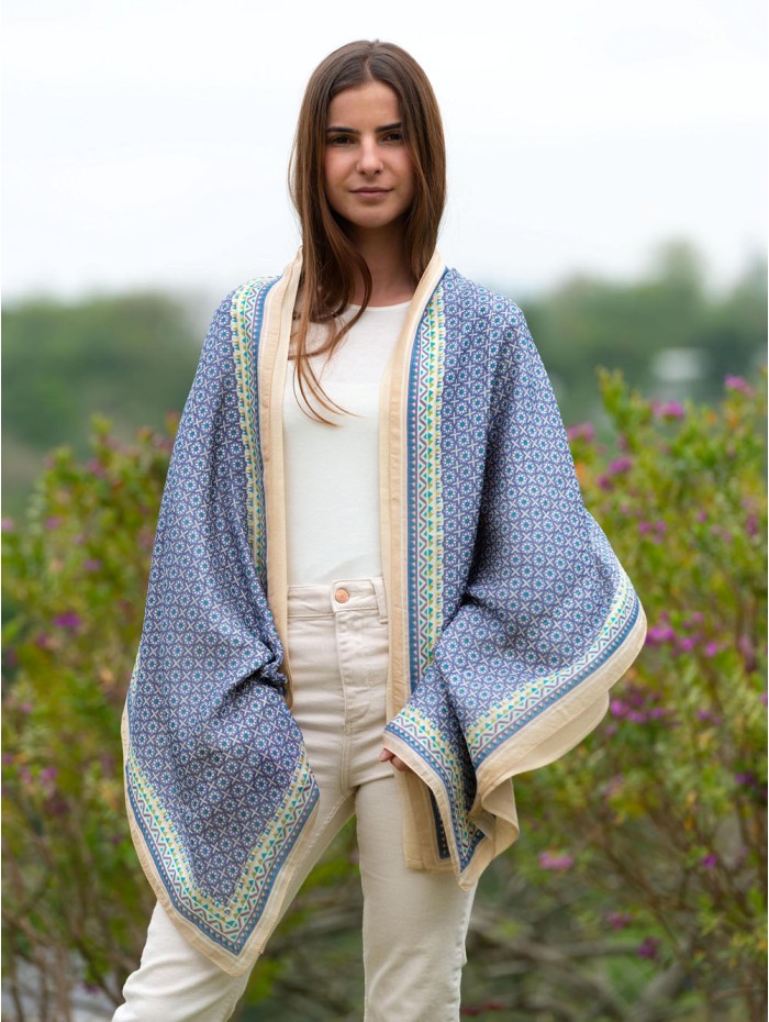 Foulard double en soie ATU377CDA