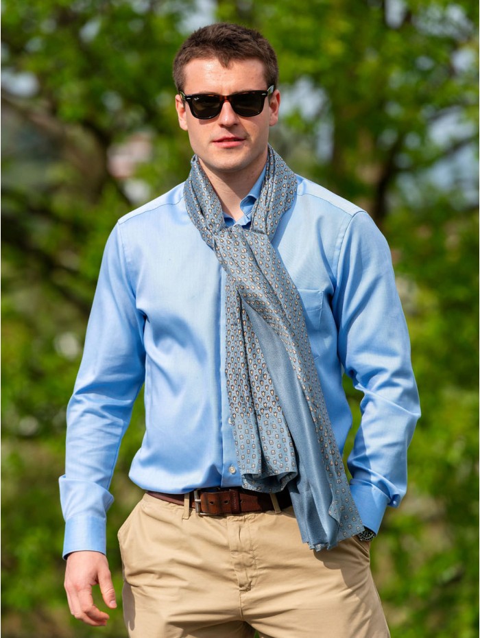 Foulard double en soie ASK72CD