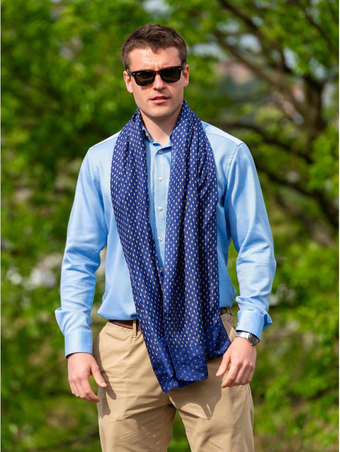 Foulard double en soie ASK72CD