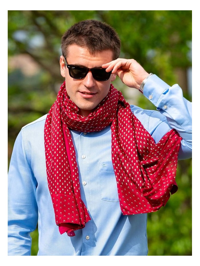 Foulard double en soie ASK72CD