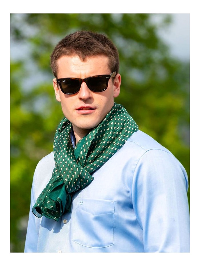 Foulard double en soie ASK72CD