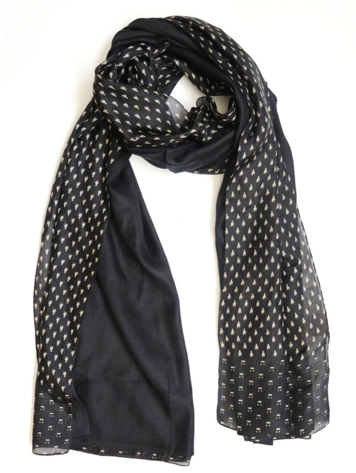 Foulard double en soie ASK72CD