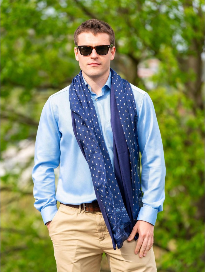 Double silk foulard ASK75CD