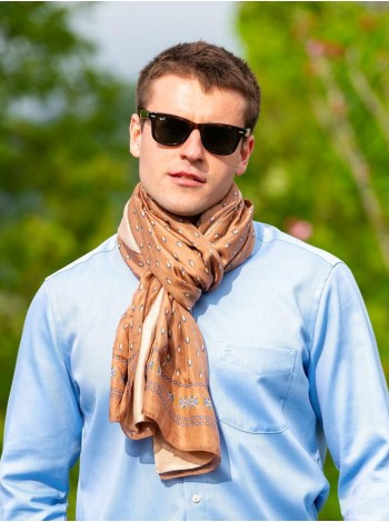 Foulard double en soie ASK75CD