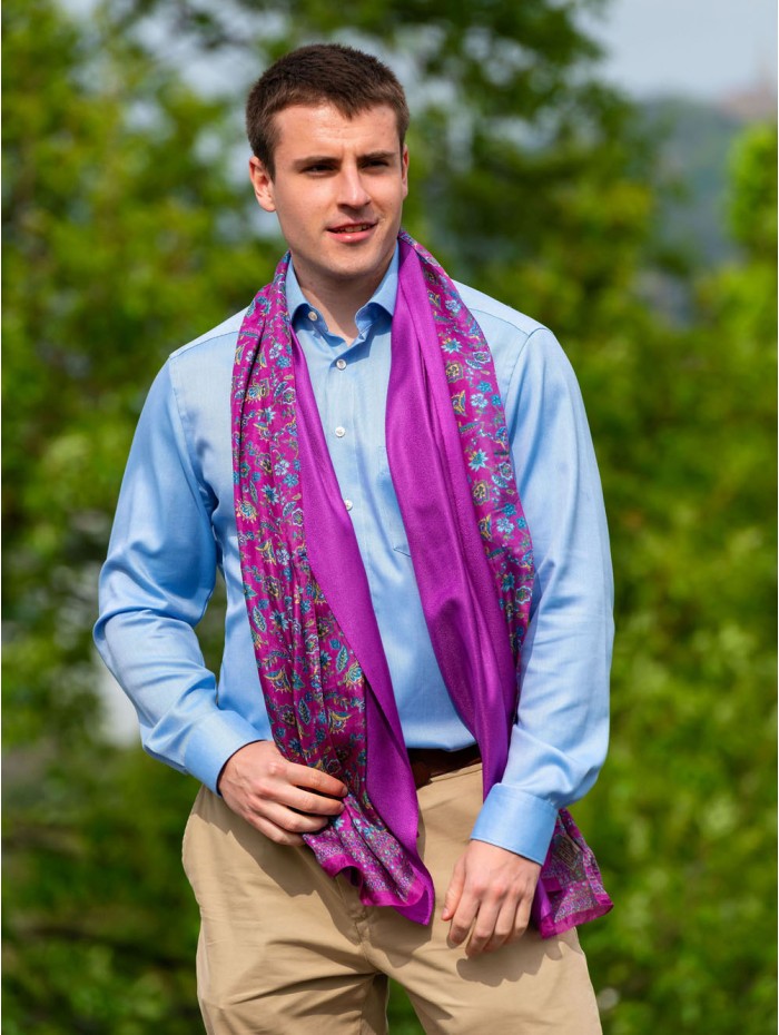 Double silk foulard ASK76CD