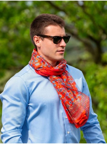 Foulard double en soie ASK76CD