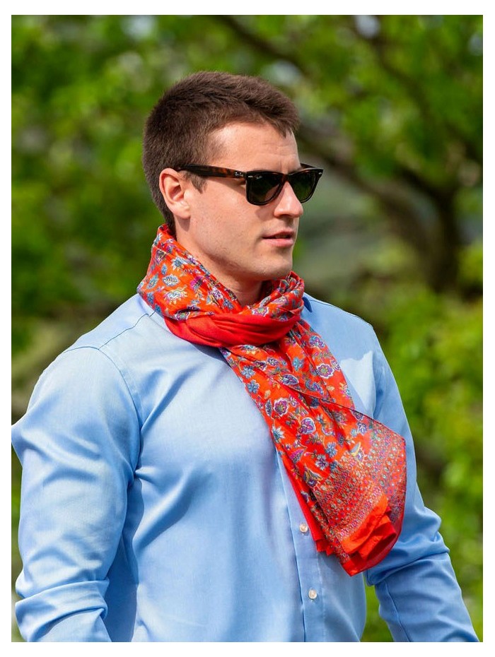 Double silk foulard ASK76CD
