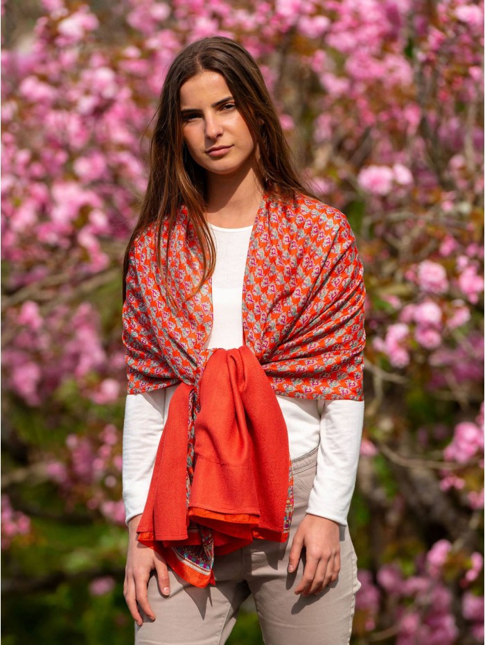 Foulard double en soie ASK130CDB