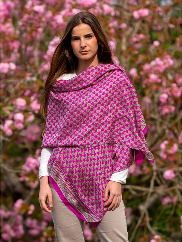 Foulard double en soie ASK130CDB