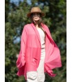 Wool and silk plain shawl ASWRHOT
