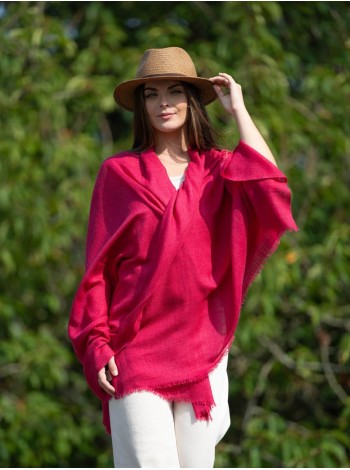 Plain wool-silk scarf ASWRPERS