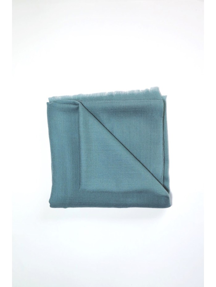 Wool and silk plain shawl ASWBMINE
