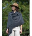 Foulard uni laine-soie ASWGCHAR
