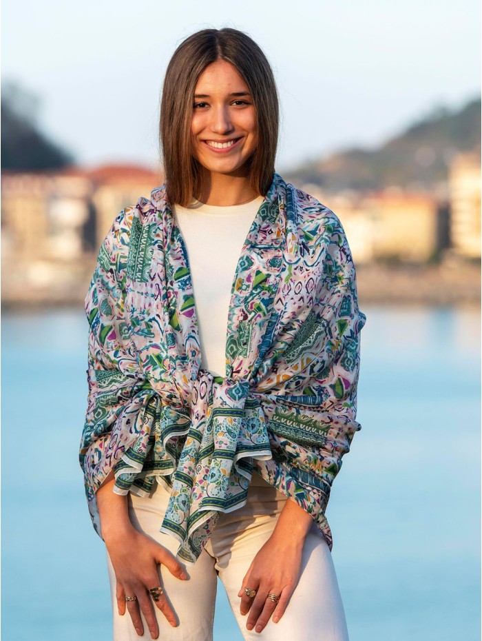 Foulard en soie ASK17C