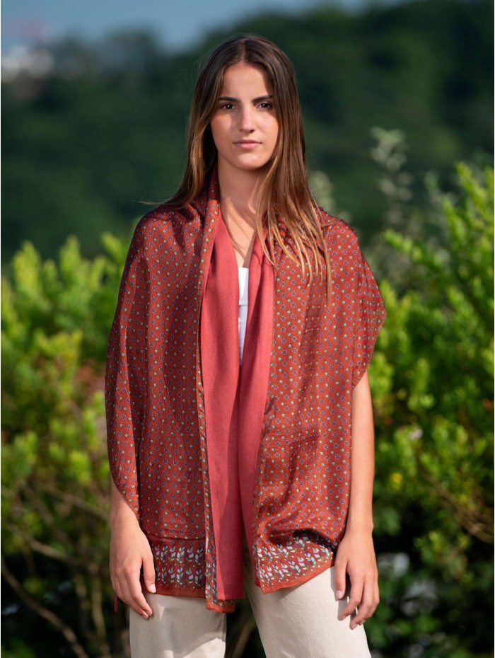 Double silk foulard ASK79CD