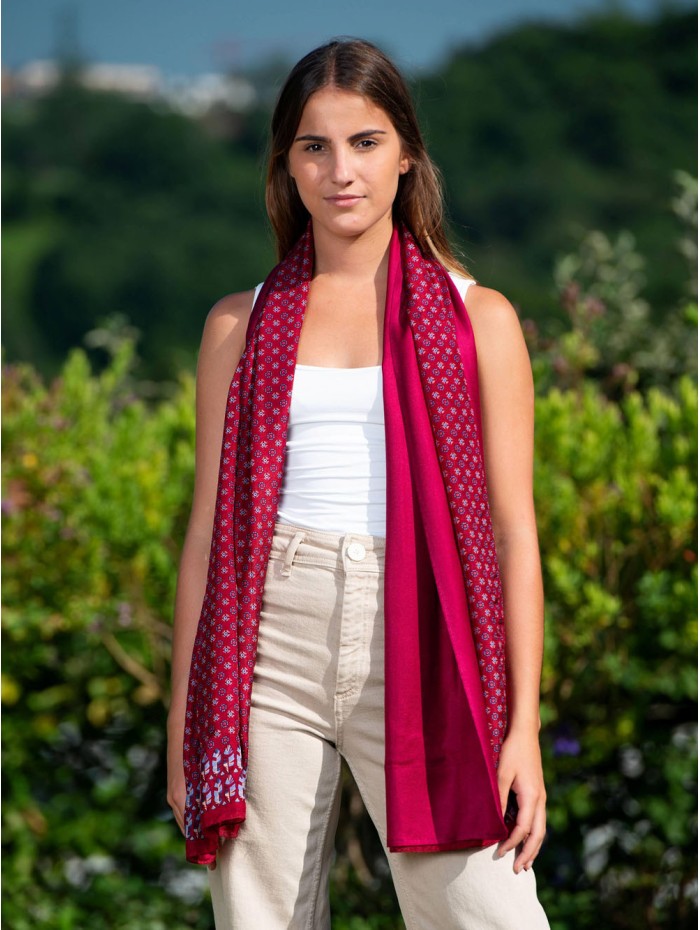 Fular de seda doble ASK79CD