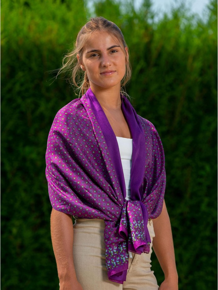 Double silk foulard ASK79CD