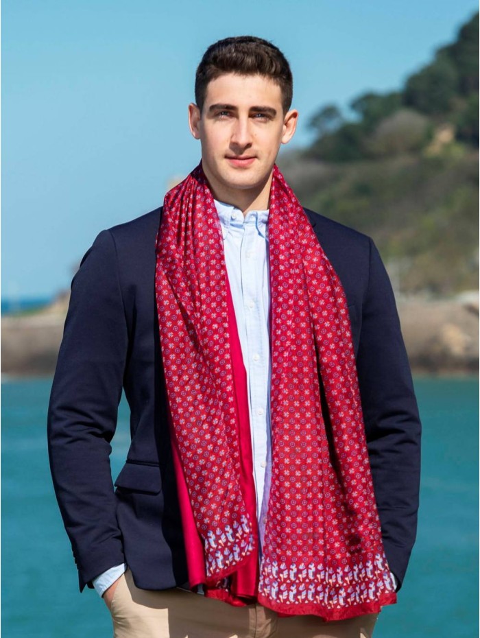 Double silk foulard ASK79CD