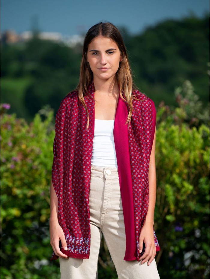 Fular de seda doble ASK79CD