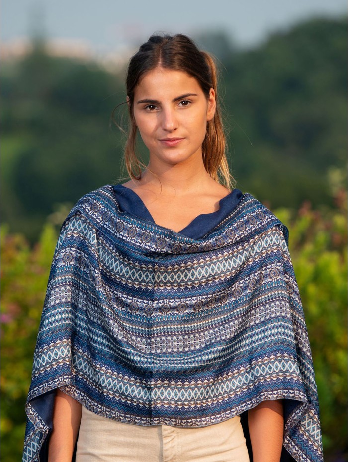 Foulard double en soie ASK84CD