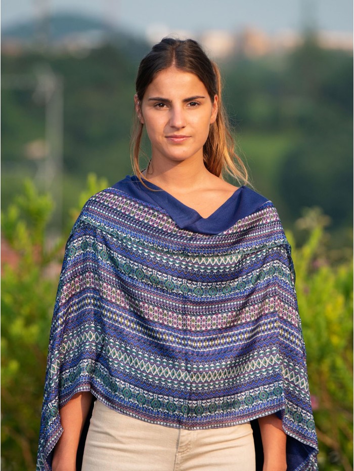 Foulard double en soie ASK84CD