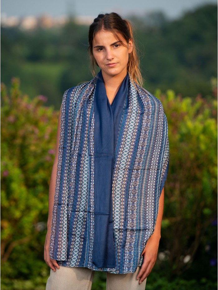 Foulard double en soie ASK84CD