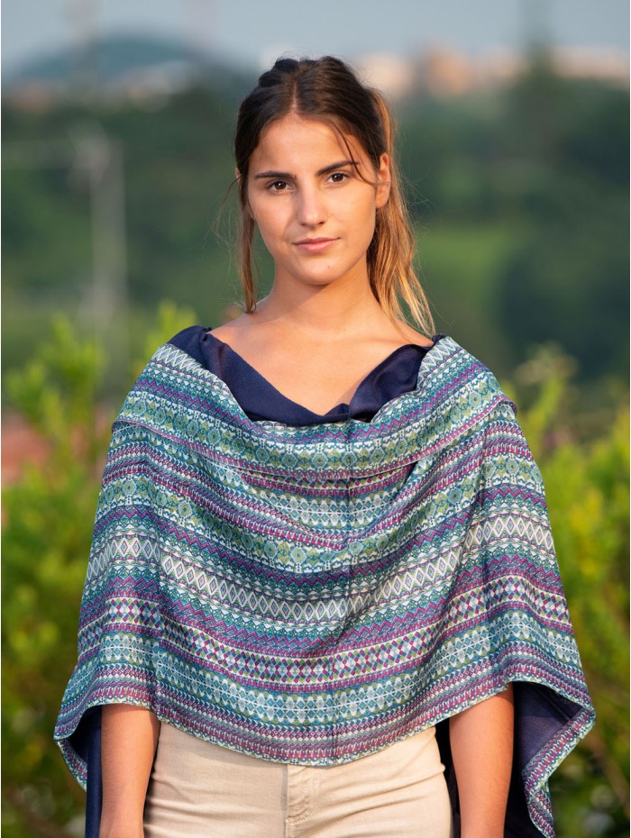 Foulard double en soie ASK84CD