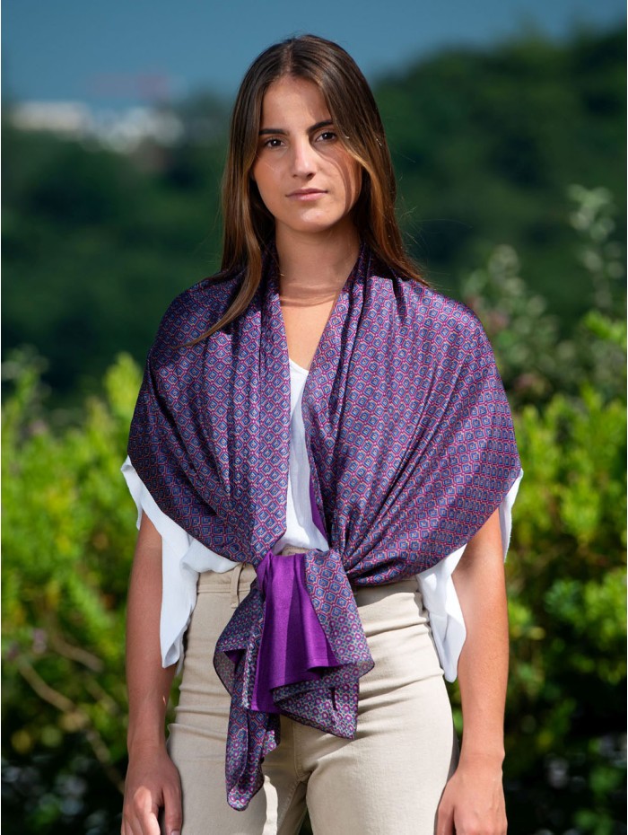 Double silk foulard ASK78CDB
