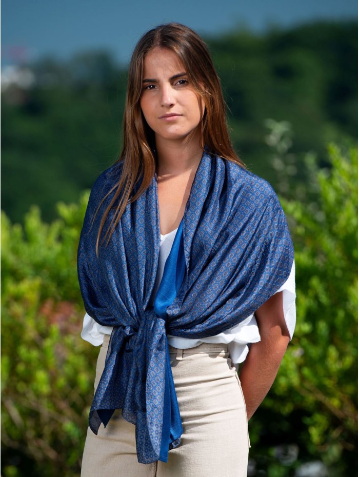 Foulard double en soie ASK78CDB