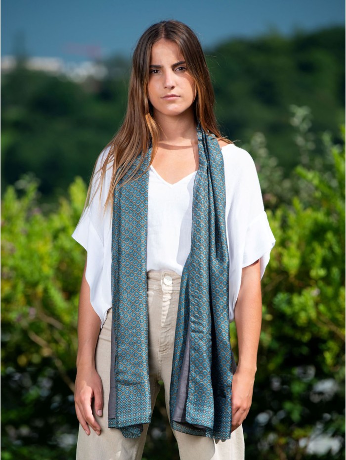Foulard double en soie ASK78CDB