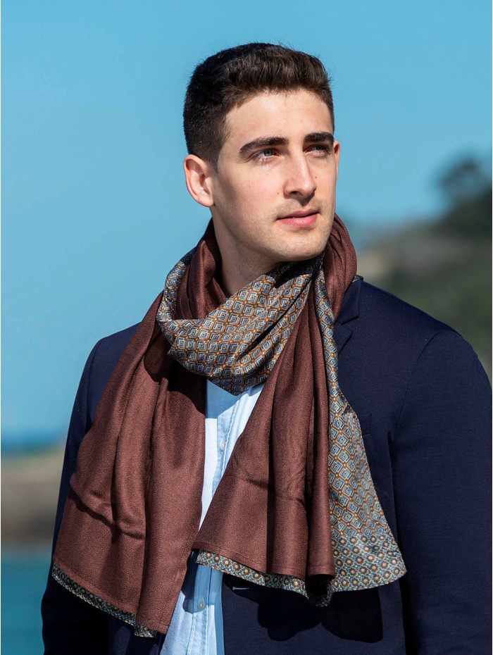 Foulard double en soie ASK78CDB