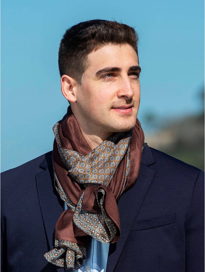 Foulard double en soie ASK78CDB