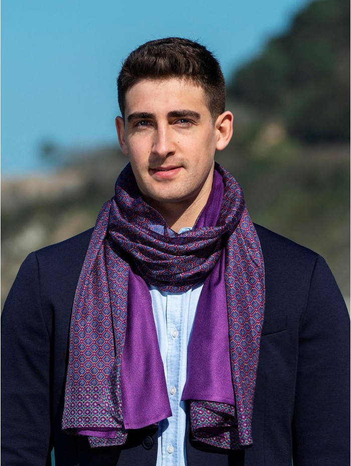 Foulard double en soie ASK78CDB