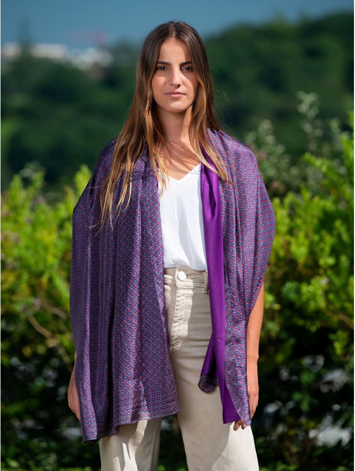 Foulard double en soie ASK78CDB