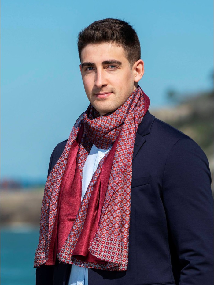 Foulard double en soie ASK78CDB