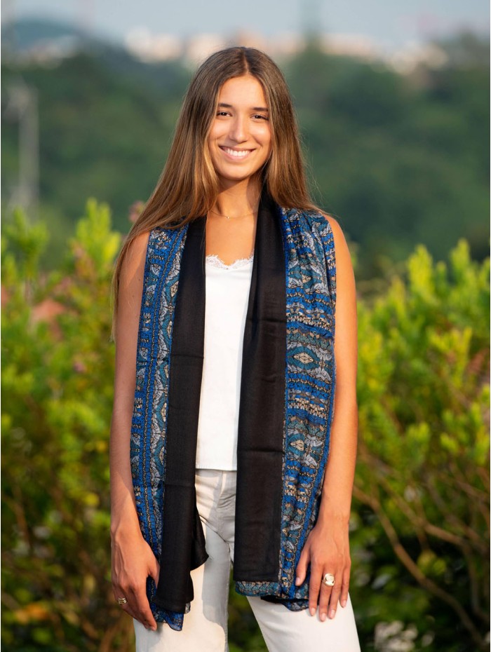 Foulard double en soie ASK121CD