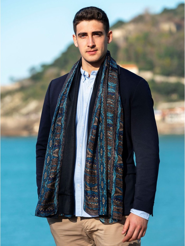 Foulard double en soie ASK121CD