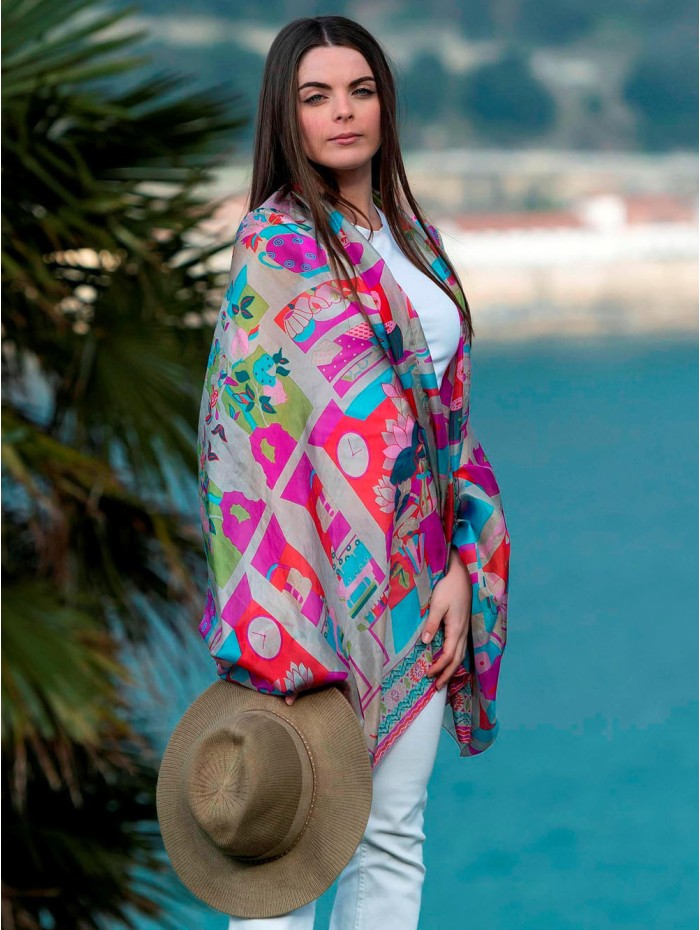 Foulard en soie ASK187C