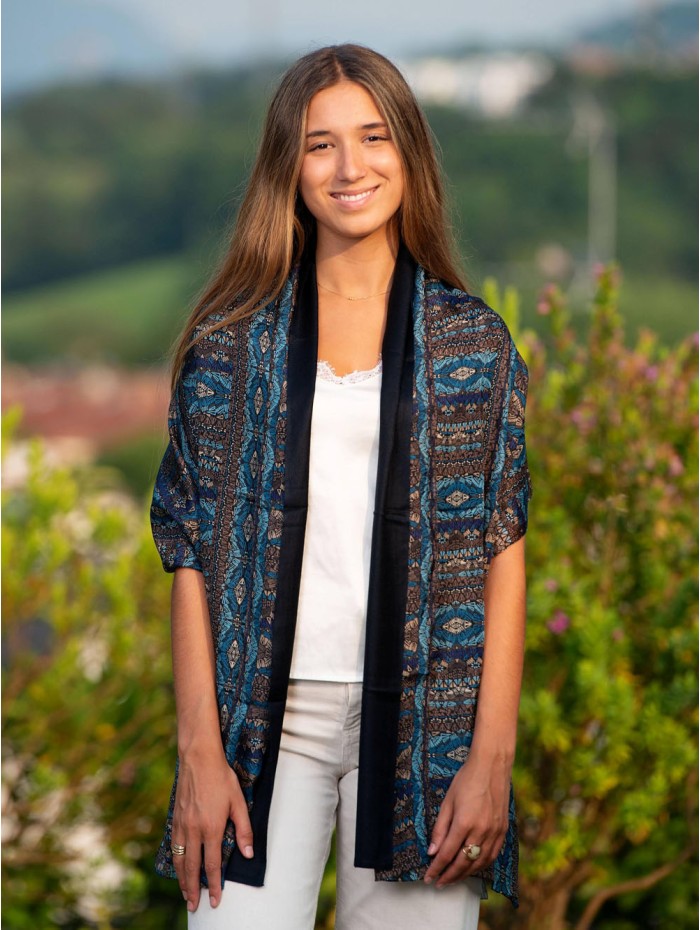 Foulard double en soie ASK121CD