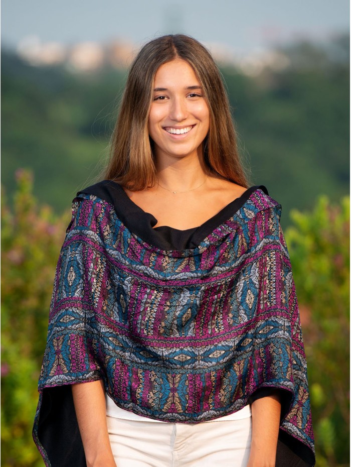 Foulard double en soie ASK121CD