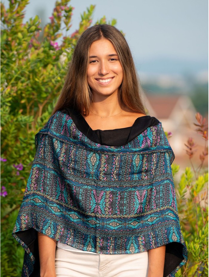 Foulard double en soie ASK121CD