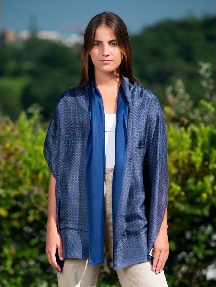 Fular de seda doble ASK78CDA